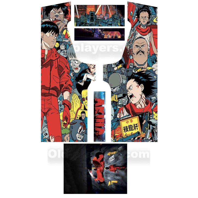 Akira Modele 1 Stickers Pour Borne d'arcade