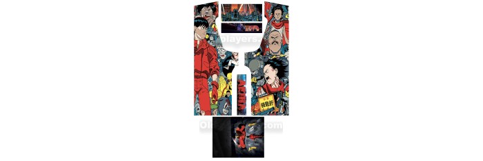 Akira Modele 1 Stickers Pour Borne d'arcade