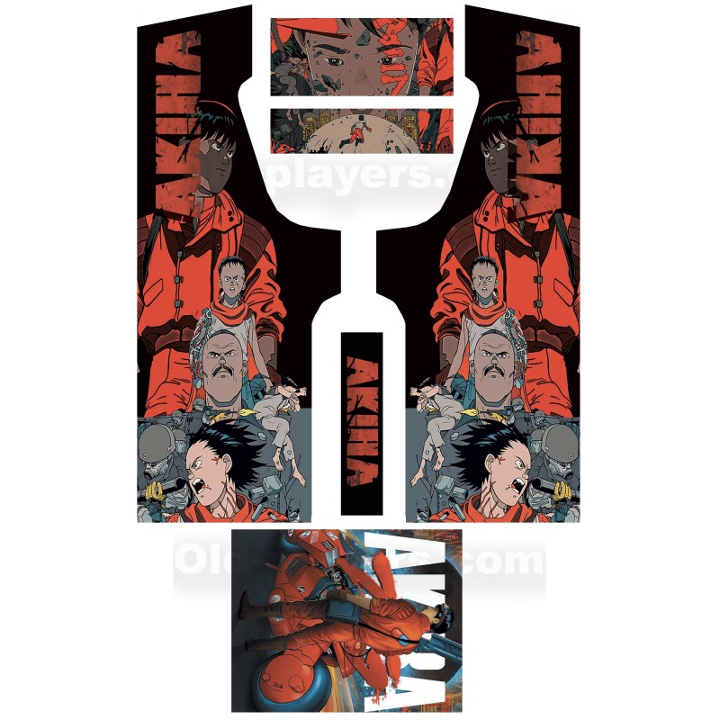 Akira Modele 2 Stickers Pour Borne d'arcade