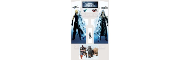 Final Fantasy 7 Stickers Pour Borne d'arcade