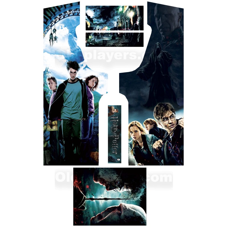 Harry Potter Modele 1 Stickers Pour Borne d'arcade