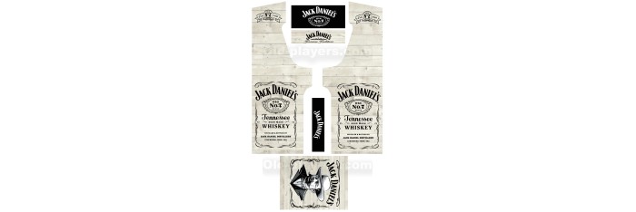 Jack Daniels Modele 1 Stickers Pour Borne d'arcade