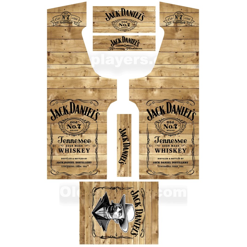 Jack Daniels Modele 2 Stickers Pour Borne d'arcade