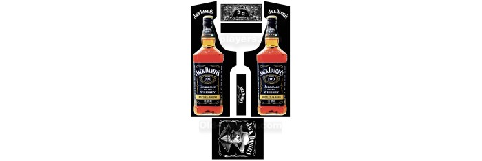 Jack Daniels Modele 3 Stickers Pour Borne d'arcade