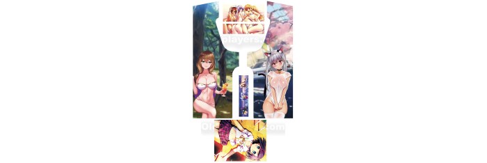 Manga Sexy Stickers Pour Borne d'arcade