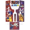 Mario Sonic Pokemon Stickers Pour Borne d'arcade