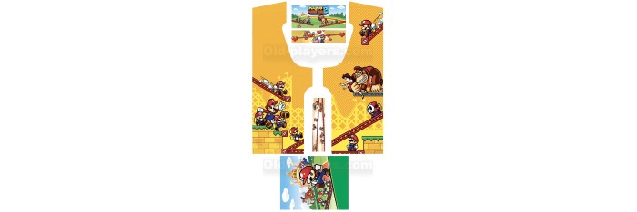 Mario Vs Donkey Kong Stickers Pour Borne d'arcade