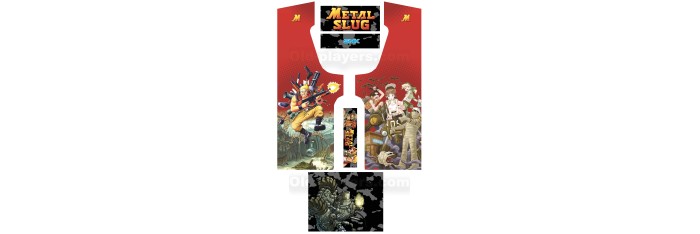 Metal Slug Modele 1 Stickers Pour Borne d'arcade