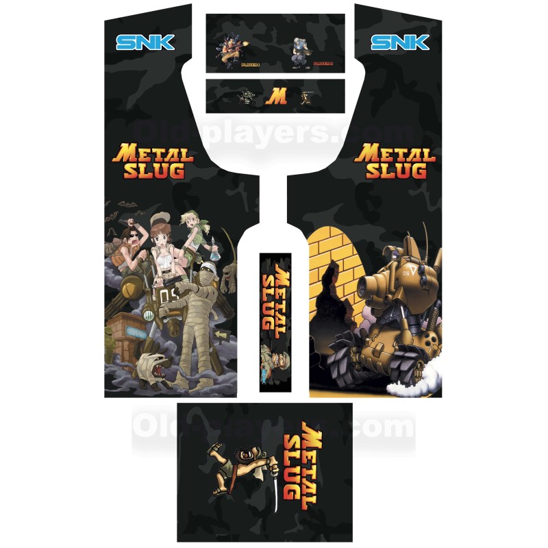 Metal Slug Modele 2 Stickers Pour Borne d'arcade