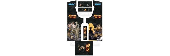 Metal Slug Modele 2 Stickers Pour Borne d'arcade