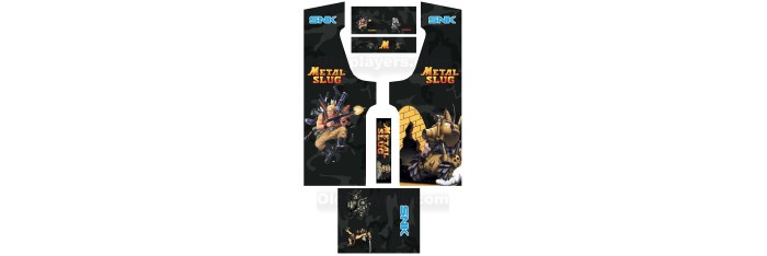 Metal Slug Modele 3 Stickers Pour Borne d'arcade