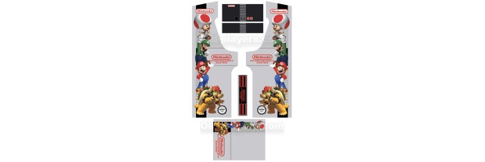 Nintendo Modele 2 Stickers Pour Borne d'arcade