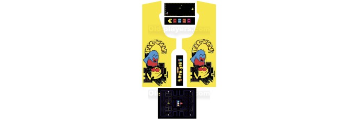 Pacman Stickers Pour Borne d'arcade