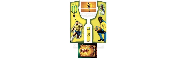 Pelé Modele 1 Stickers Pour Borne d'arcade