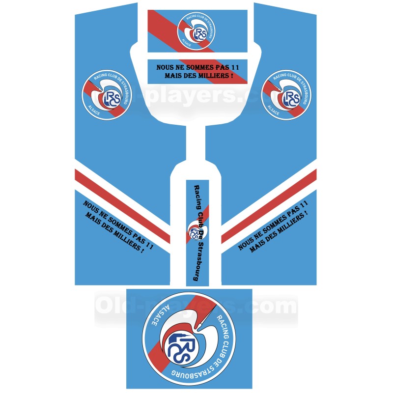 Racing Club de Strasbourg Stickers Pour Borne d'arcade