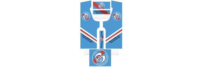 Racing Club de Strasbourg Stickers Pour Borne d'arcade