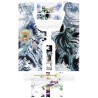 Saint Seiya Blanc Stickers Pour Borne d'arcade