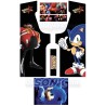 Sonic Modele 2 Stickers Pour Borne d'arcade