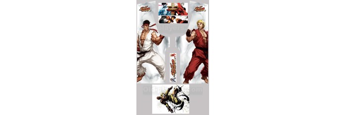 Street Fighter Modele 1 Stickers Pour Borne d'arcade