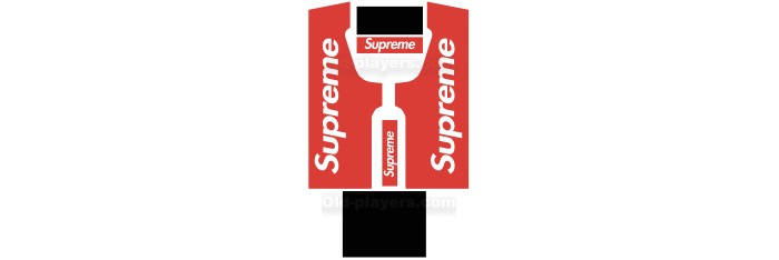 Supreme Stickers Pour Borne d'arcade