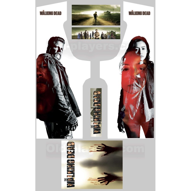 The Walking Dead Modele 1 Stickers Pour Borne d'arcade