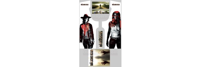 The Walking Dead Modele 2 Stickers Pour Borne d'arcade