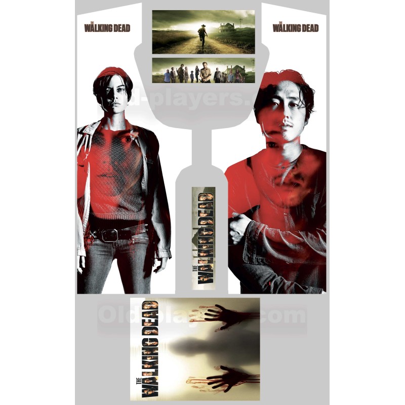 The Walking Dead Modele 4 Stickers Pour Borne d'arcade