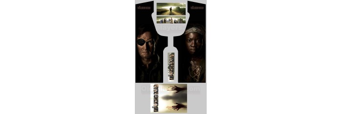 The Walking Dead Modele 11 Stickers Pour Borne d'arcade