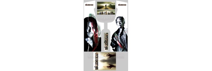 The Walking Dead Modele 13 Stickers Pour Borne d'arcade