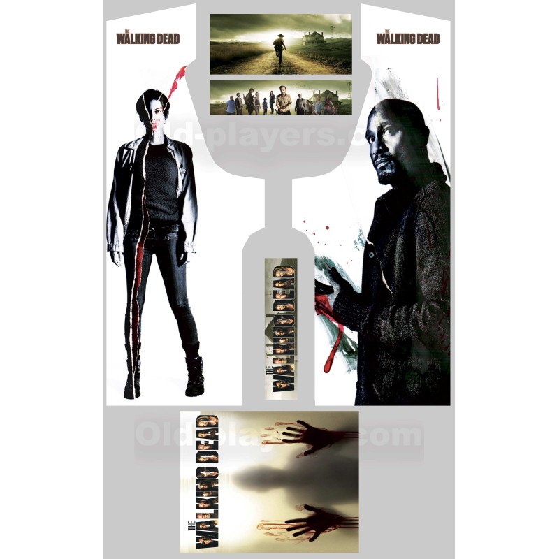 The Walking Dead Modele 18 Stickers Pour Borne d'arcade