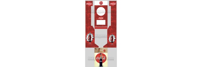 Coca Cola Modèle 1 Dartcab & fléchettes